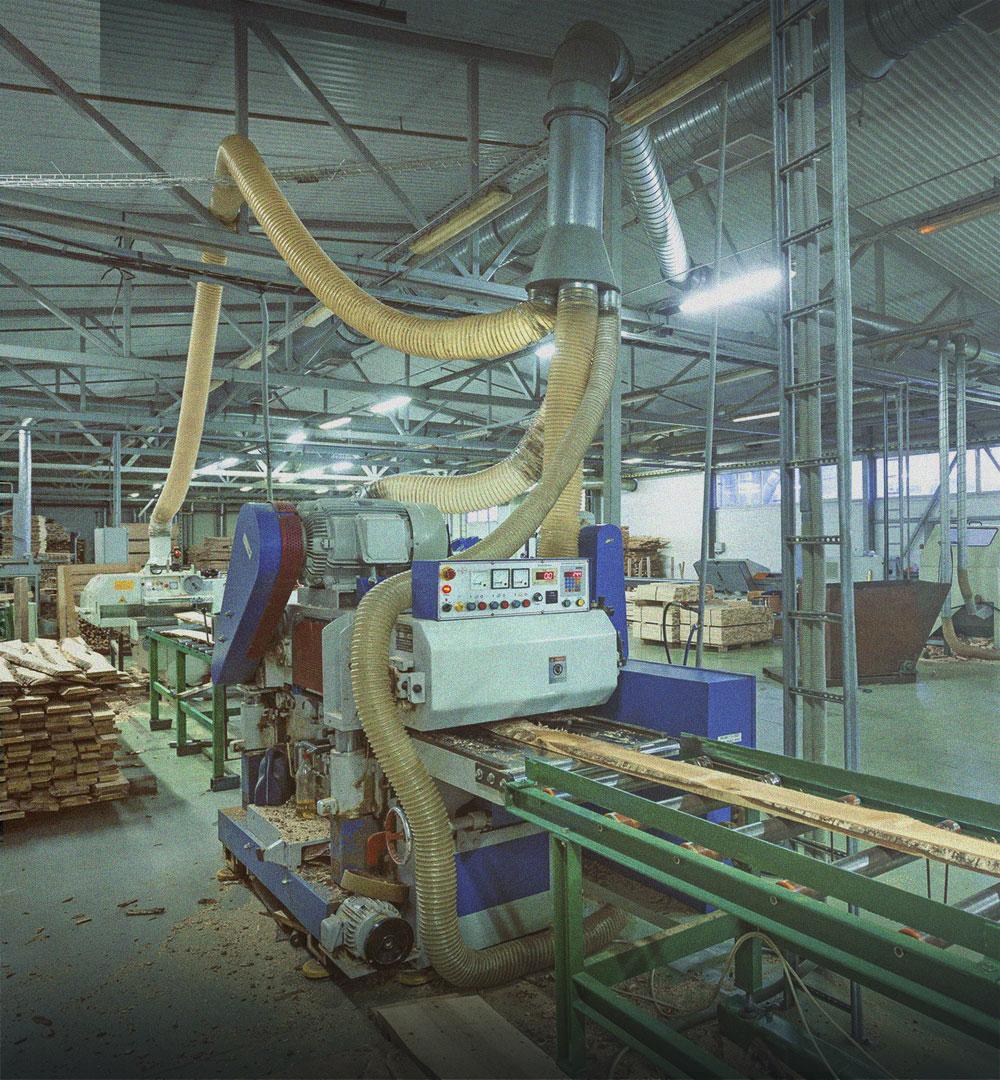 Timber processing production facilities 